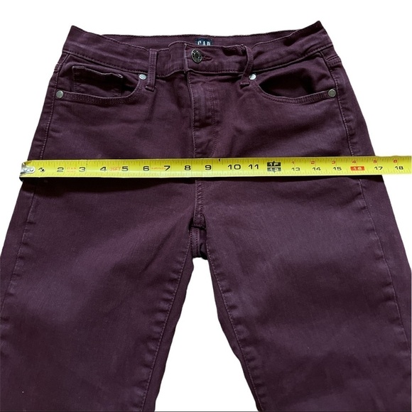 GAP DENIM TRUE SKINNY PLUM PURPLE JEANS‎ SIZE 28R - Picture 11 of 15
